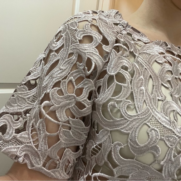 Cream lace crop top S - Picture 11 of 15